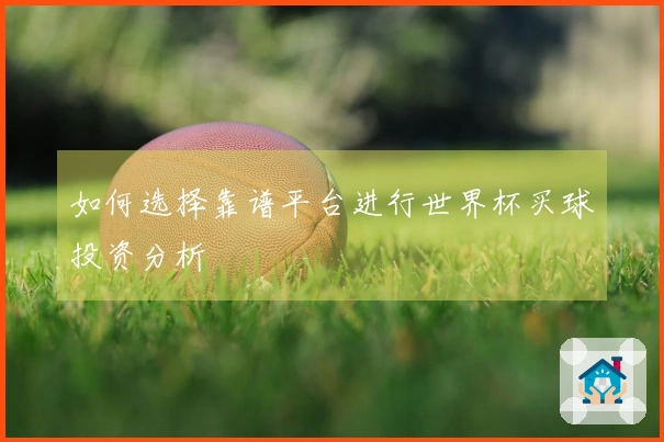 如何选择靠谱平台进行世界杯买球投资分析